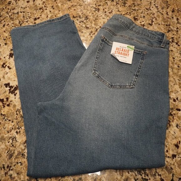 NWT Hi-Rise Relaxed Retro Jeans - Size 20 - Picture 1 of 3
